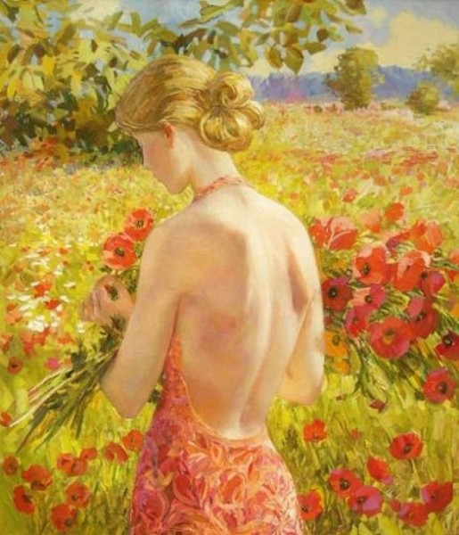 Vicente Romero Redondo婀娜多姿女性油画图片(32张)