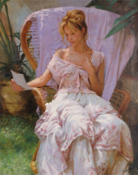 Vicente Romero Redondo婀娜多姿女性油画图片(32张)