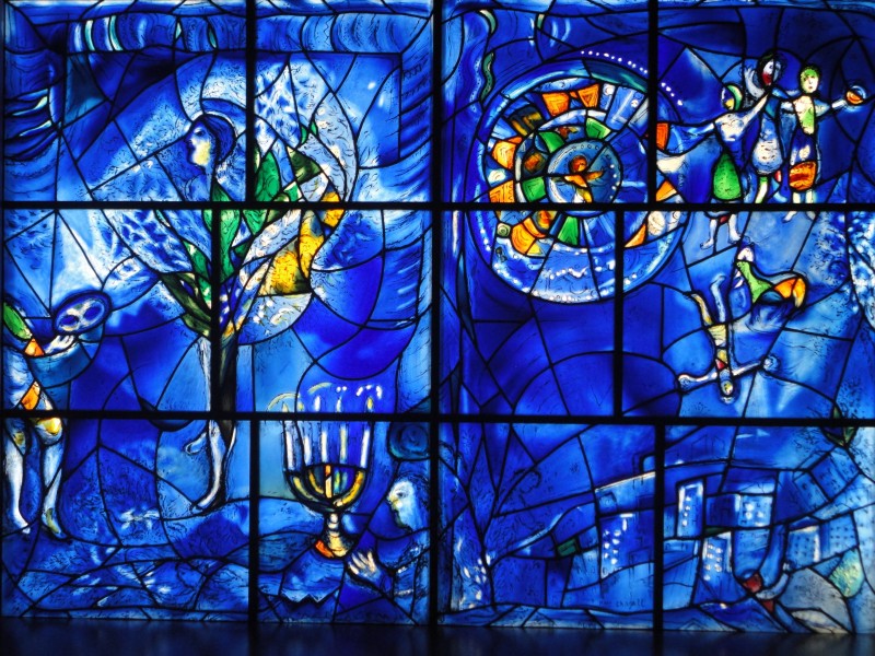 教堂玻璃彩色花窗图片(16张)