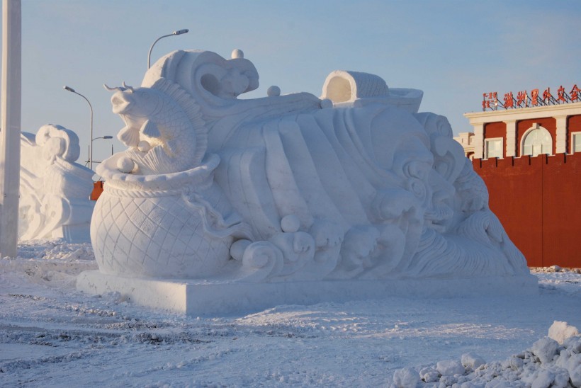 雪雕艺术图片(17张)