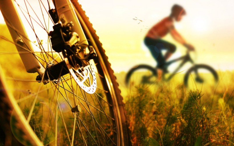 有氧运动骑自行车唯美图片(10张)