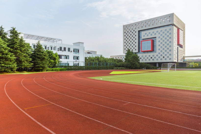 学校操场塑胶跑道图片(12张)