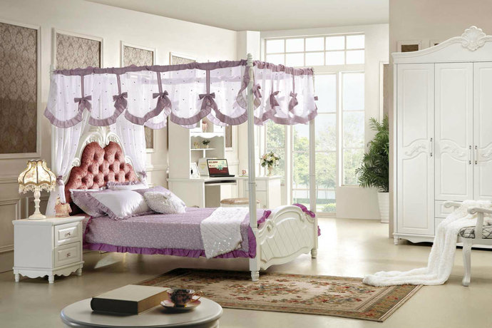现代欧式风格大卧室装修效果图