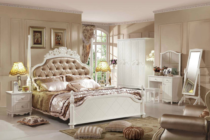 现代欧式风格大卧室装修效果图