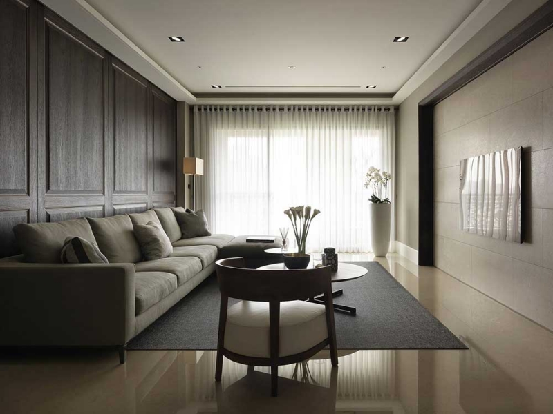 极致简约日式风格素雅两居室装潢设计案例