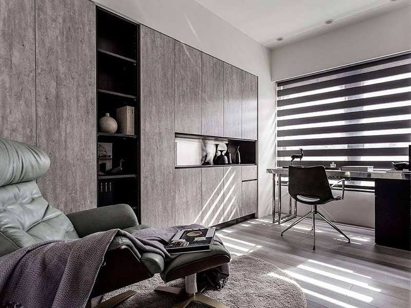 灰色空间现代风格四居室精品装修案例欣赏