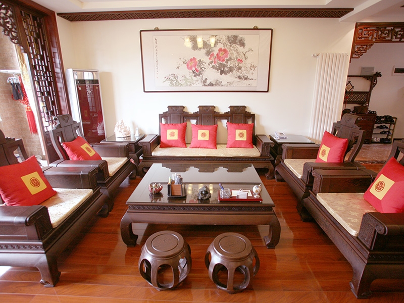 中式古典大气三居室布置设计