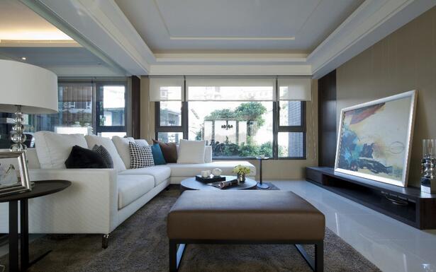 现代风格通透设计三居室装修效果欣赏
