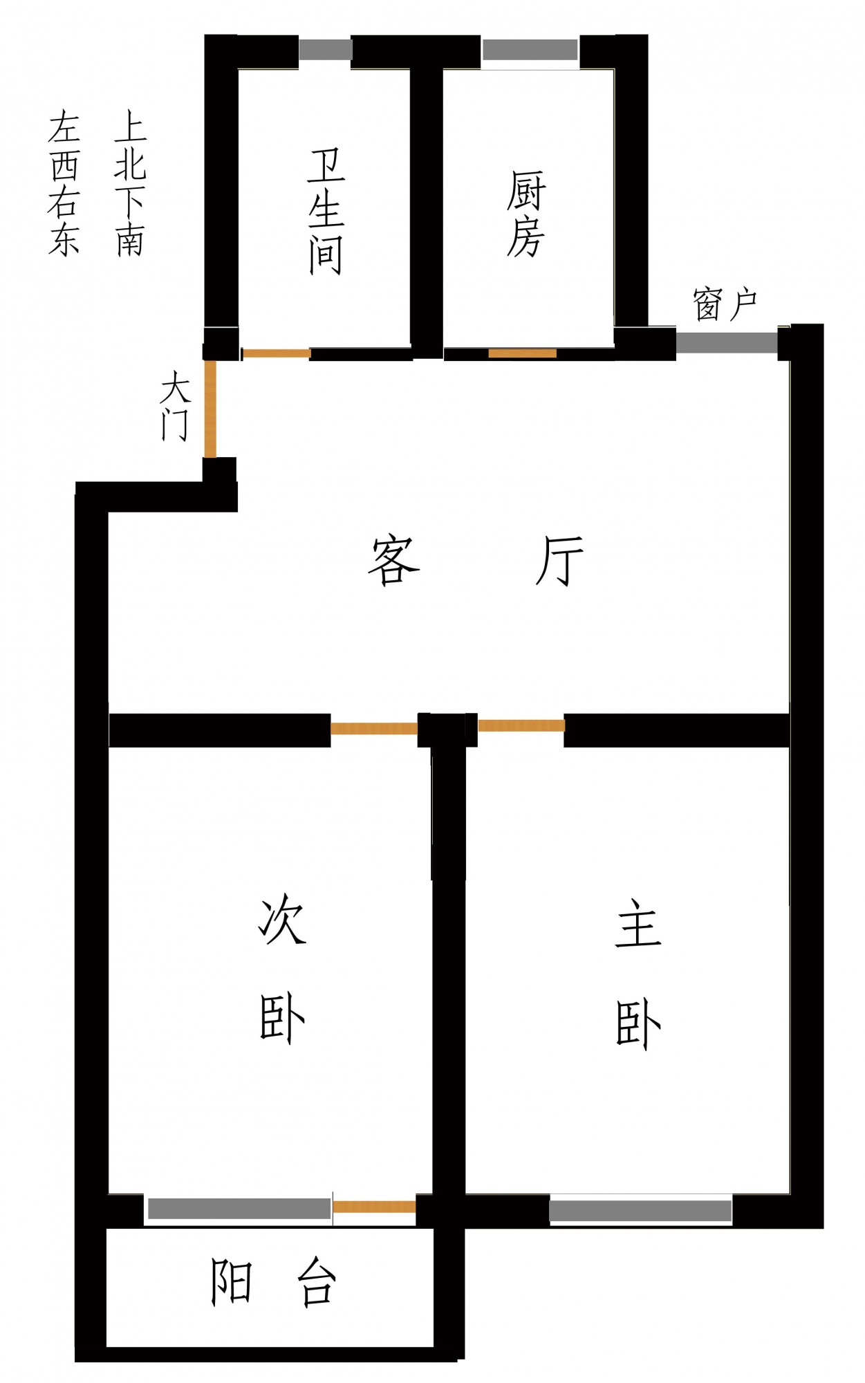 清新简欧风格二居室设计