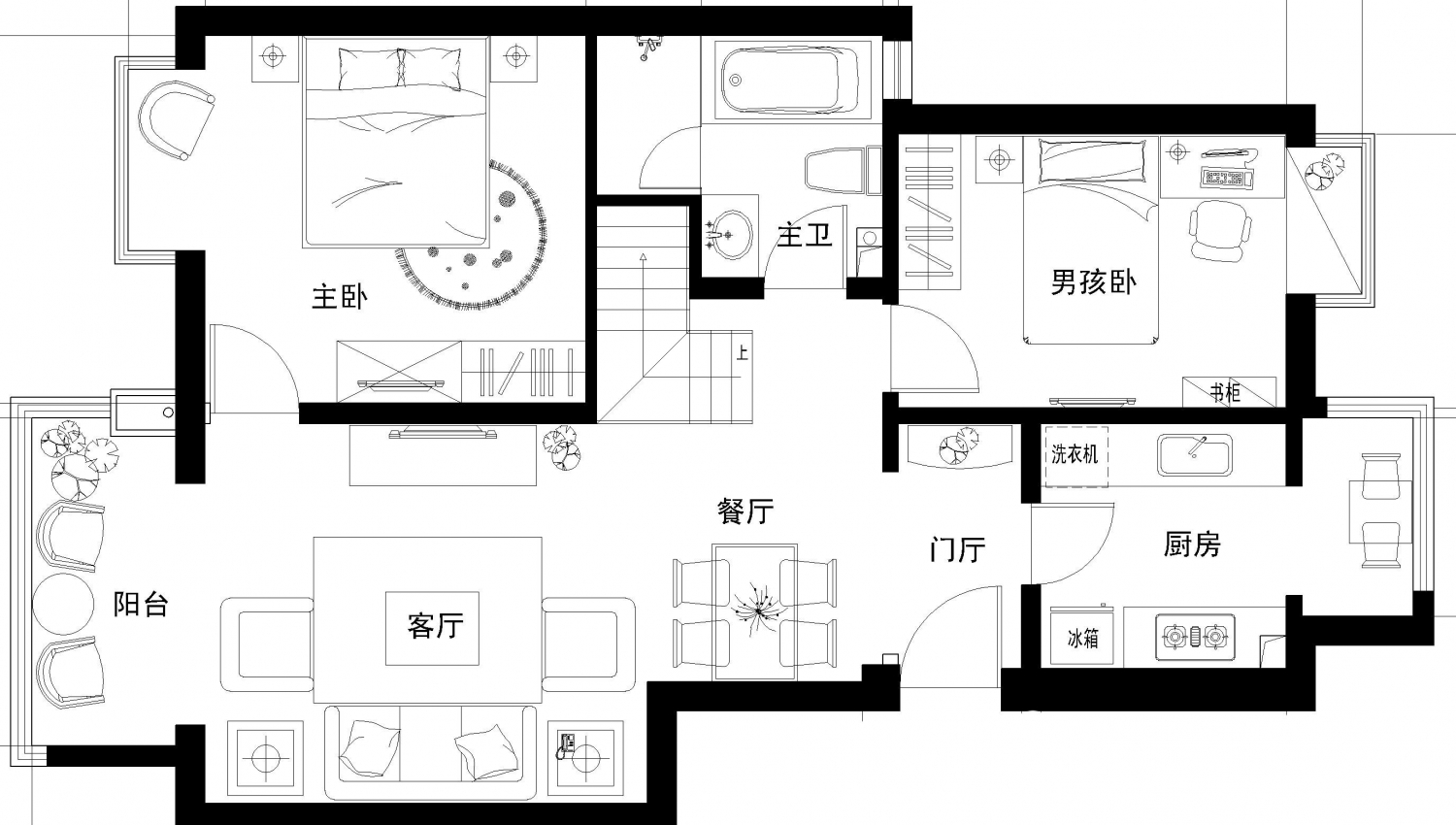 优雅简约别墅家居装修设计效果图片