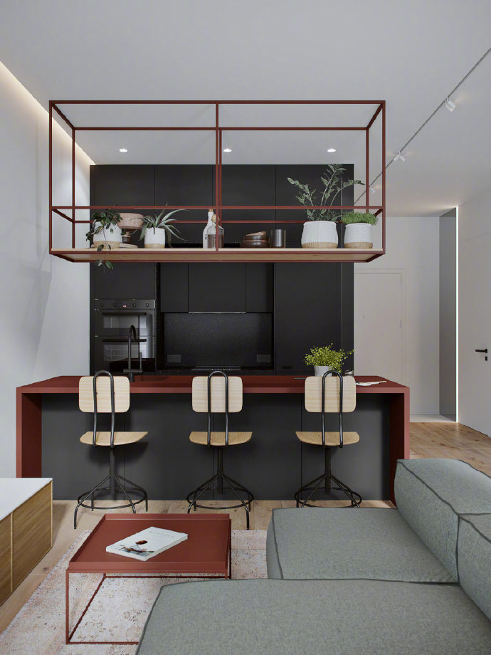 60平米紧凑小公寓装修设计效果图欣赏