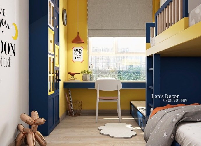 几款色彩漂亮的儿童房装修设计作品