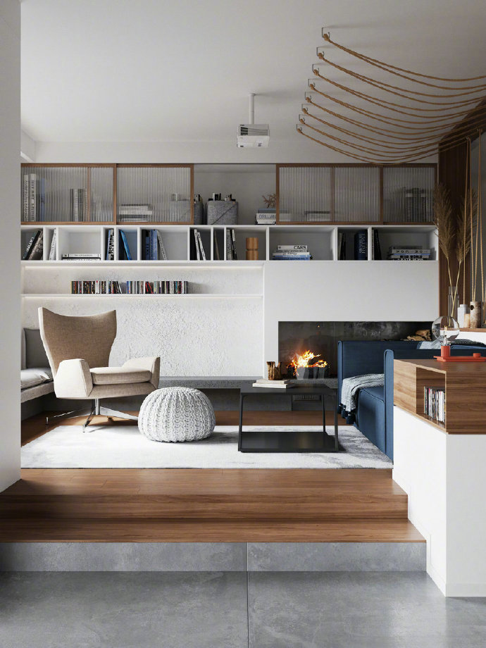 意大利米兰112㎡三室空间设计装修效果图