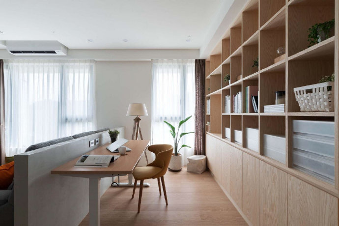 日式简约风二居室装修设计，悠闲舒适的温馨空间