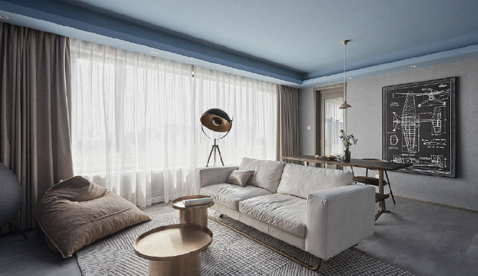 127㎡现代简约风格家居设计，精致有品位的质感空间