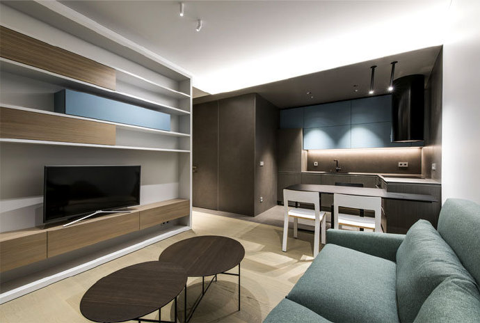 现代风格40平米单身小公寓设计