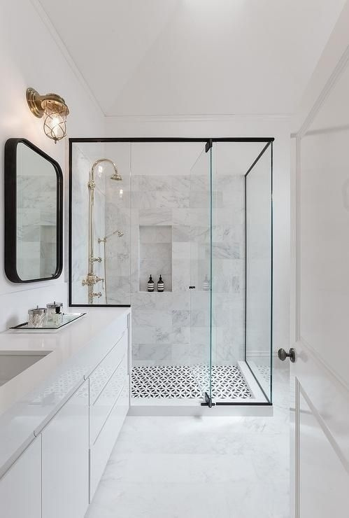 简洁明了的浴室设计，喜欢可以参考