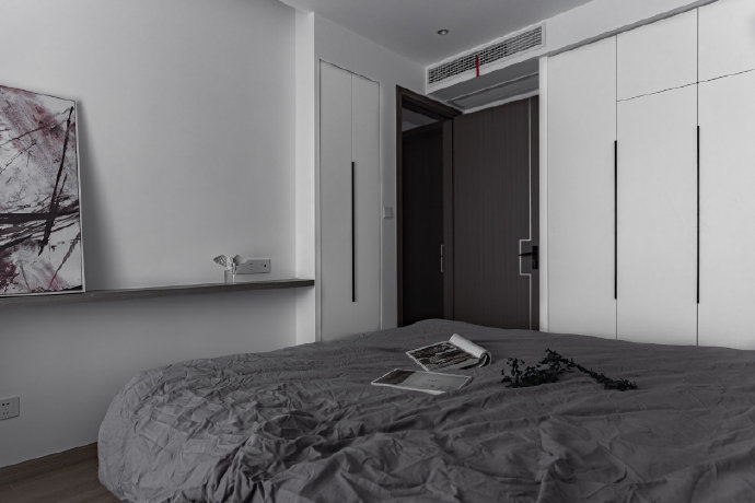 89平米《黑白森林》现代简约三居室