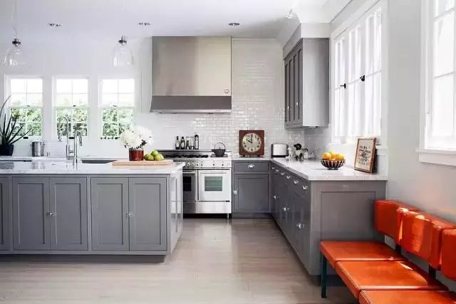 灰色系厨房设计案例