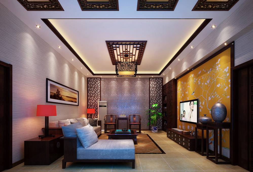 中式中式风格新中式客厅装修图