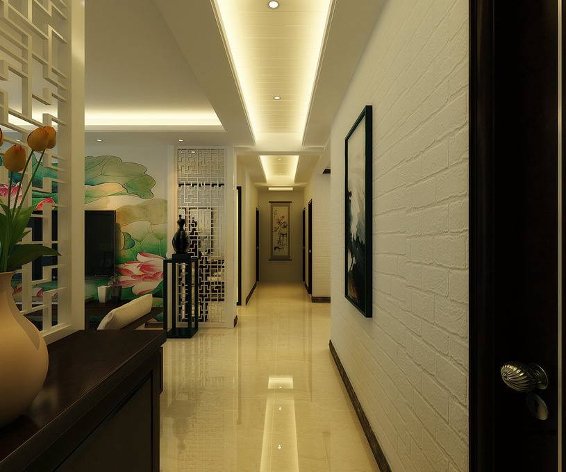 中式中式风格走廊设计案例