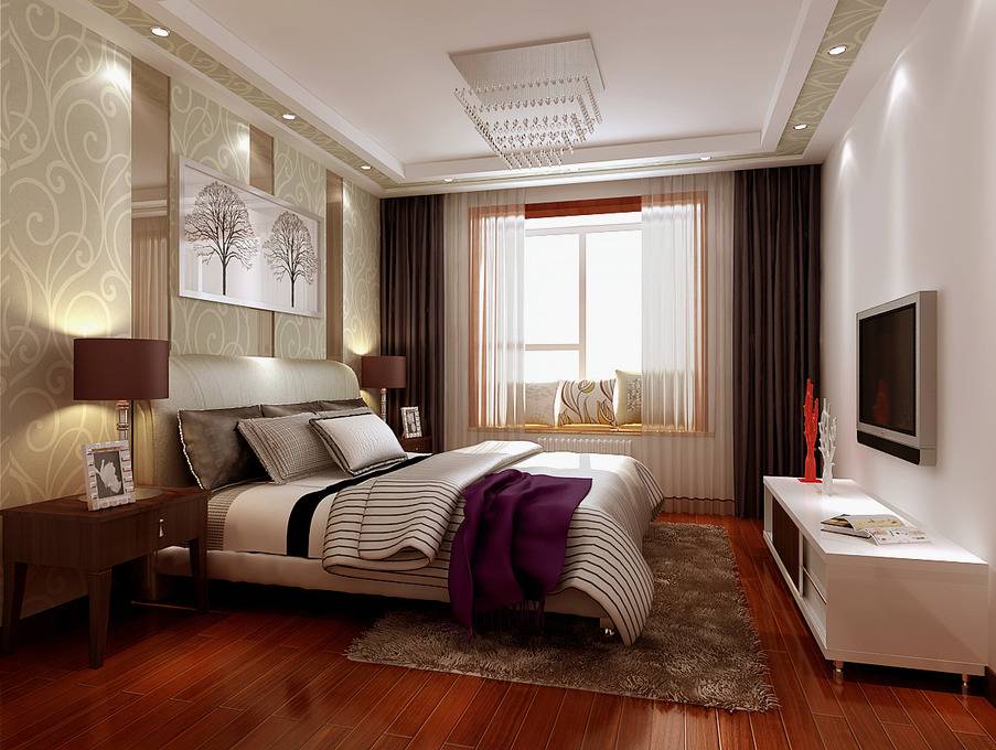 中式中式风格新中式卧室设计案例