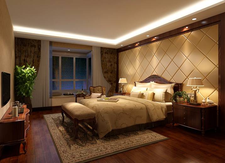 美式美式风格卧室设计案例