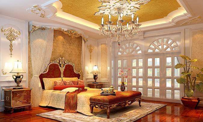 欧式古典欧式风格卧室装修效果展示