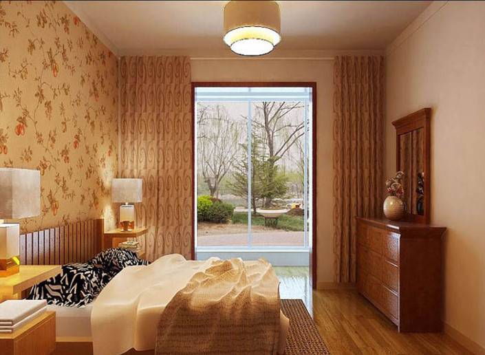 中式中式风格新中式卧室装修图