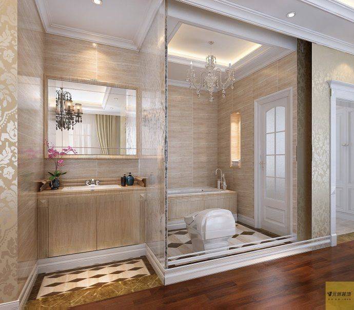 欧式浴室淋浴房图片