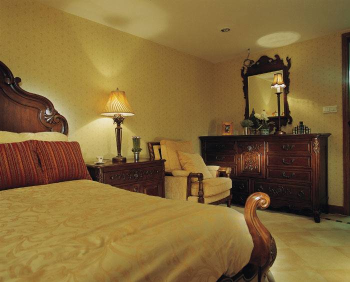 美式古典美式古典风格古典风格卧室装修案例