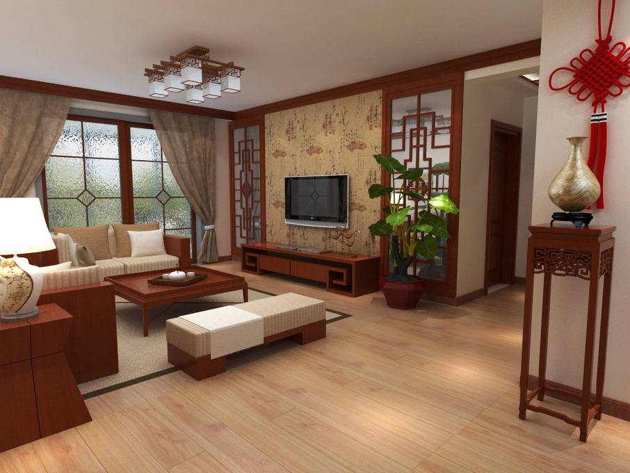 中式简约中式风格客厅装修图