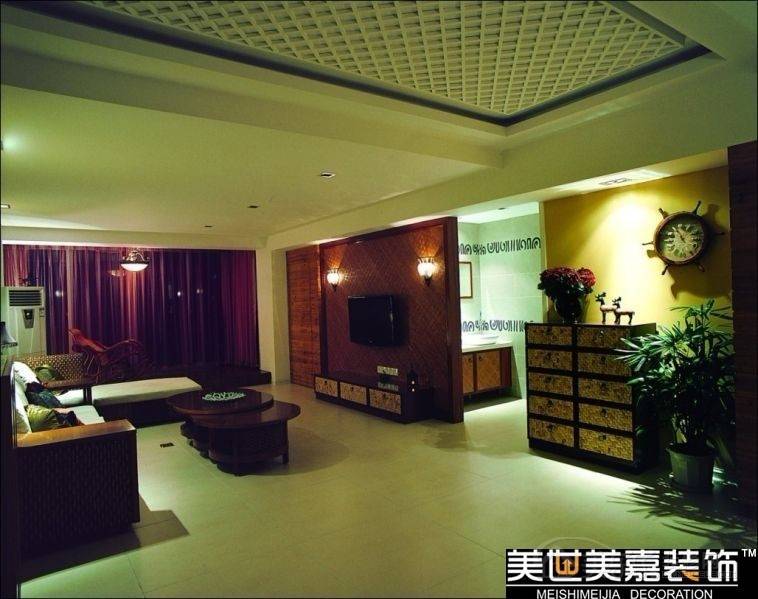 中式中式风格客厅电视背景墙效果图