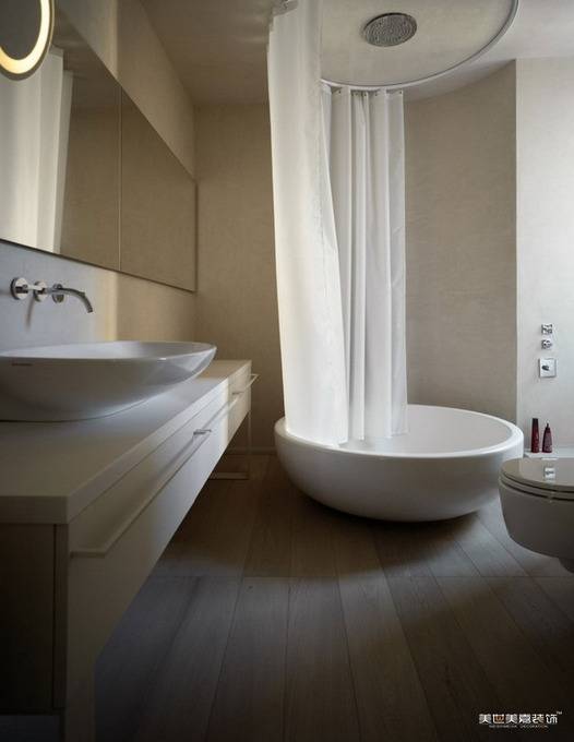 现代浴室设计图