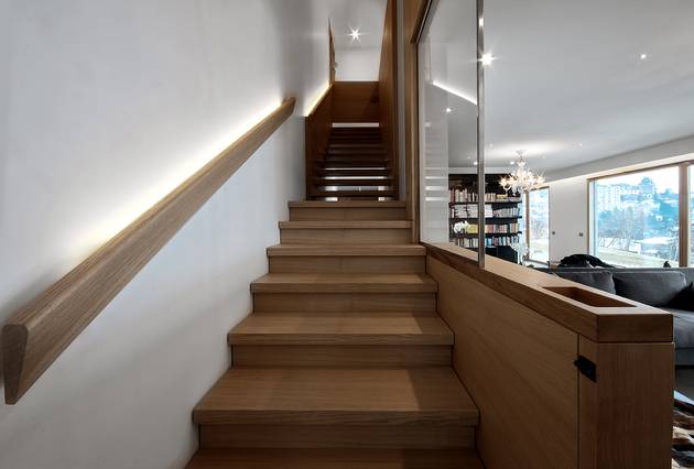 美式美式风格过道楼梯设计案例