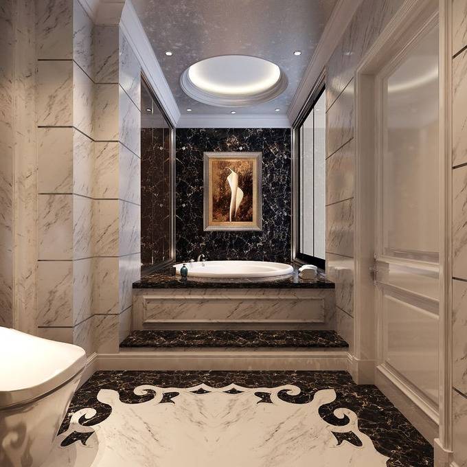 欧式浴室淋浴房装修图