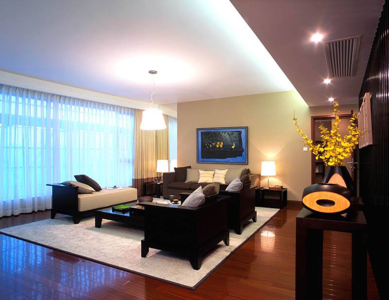 中式中式风格新中式客厅背景墙沙发客厅沙发案例展示