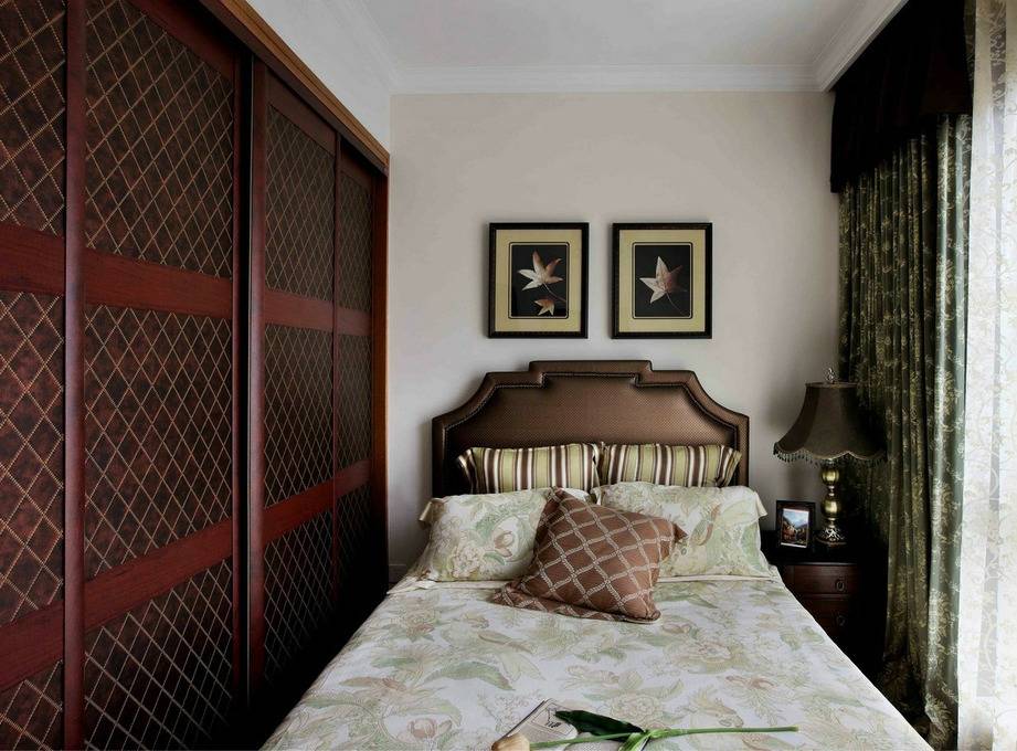美式卧室窗帘设计案例展示