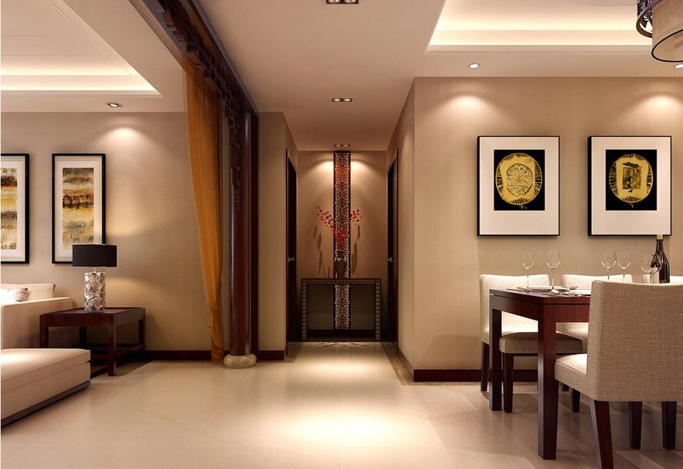 中式餐厅玄关玄关柜设计案例展示