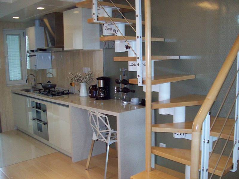 现代厨房别墅楼梯图片