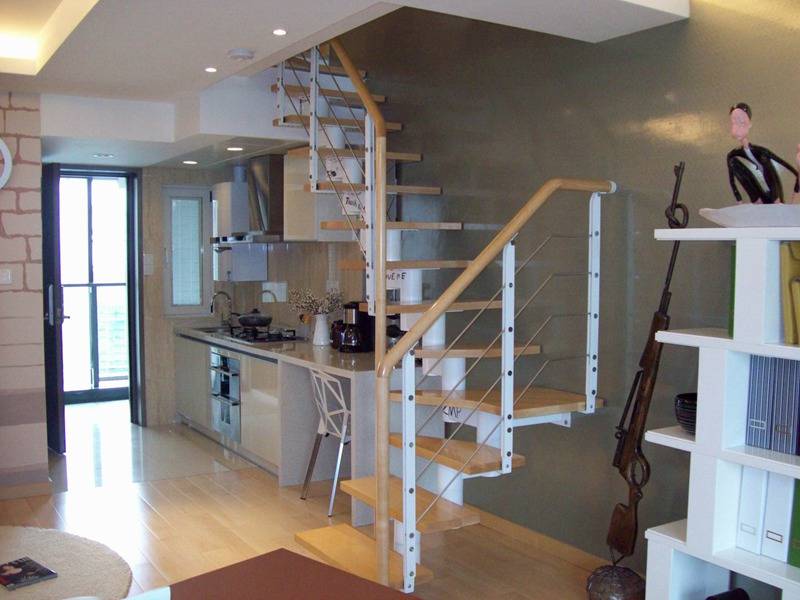 现代厨房别墅楼梯装修效果展示