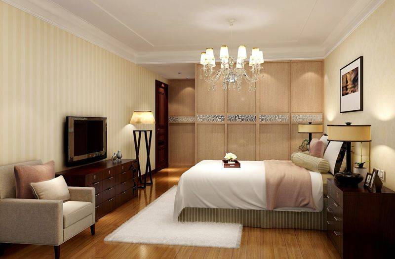 现代卧室单身公寓装修图