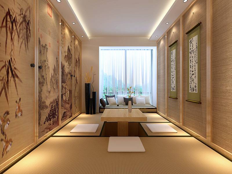 中式日式中式风格卧室设计案例