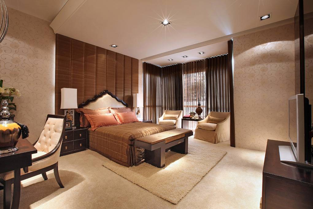 中式混搭现代卧室装修案例