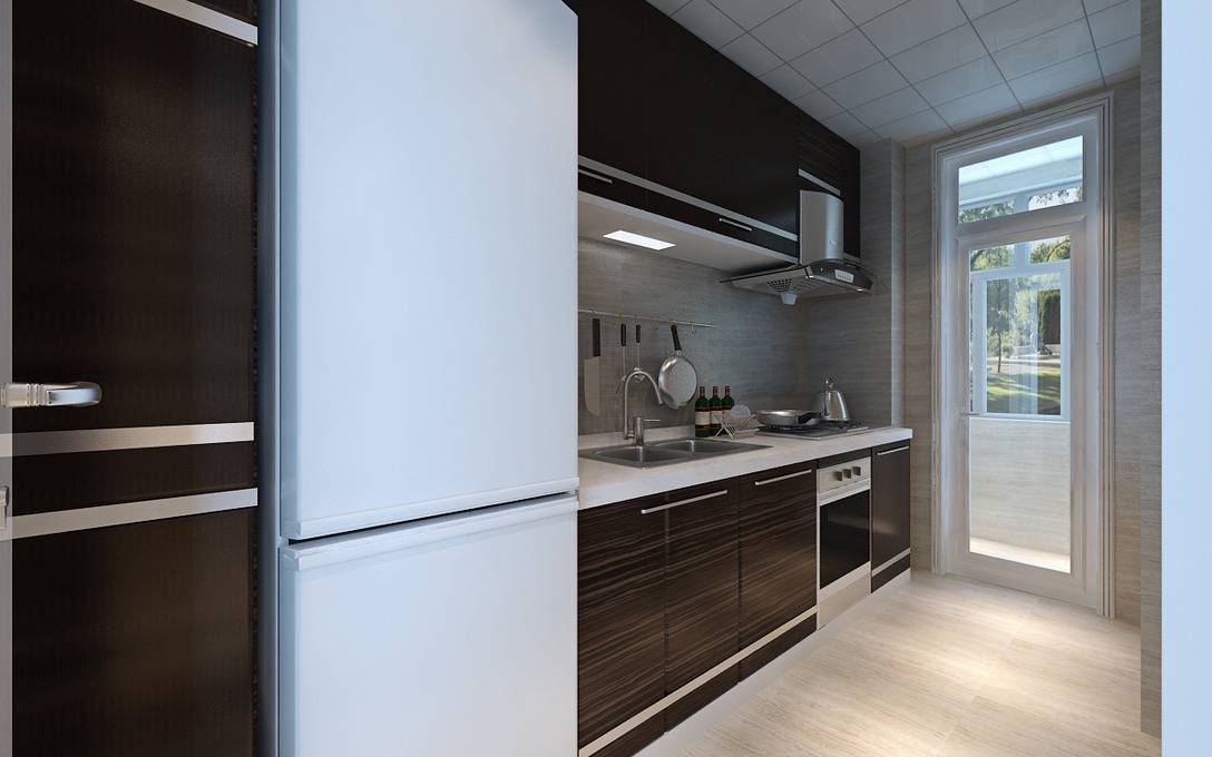 现代厨房一居室设计案例展示