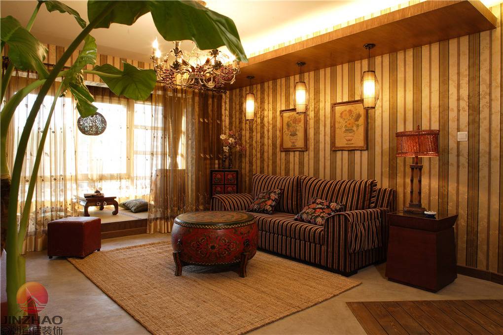 混搭客厅沙发茶几设计方案