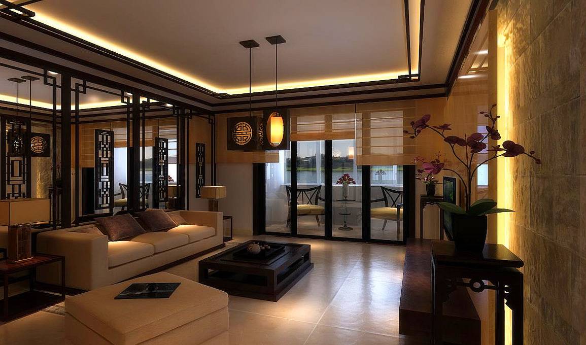 中式中式风格新中式客厅设计案例展示