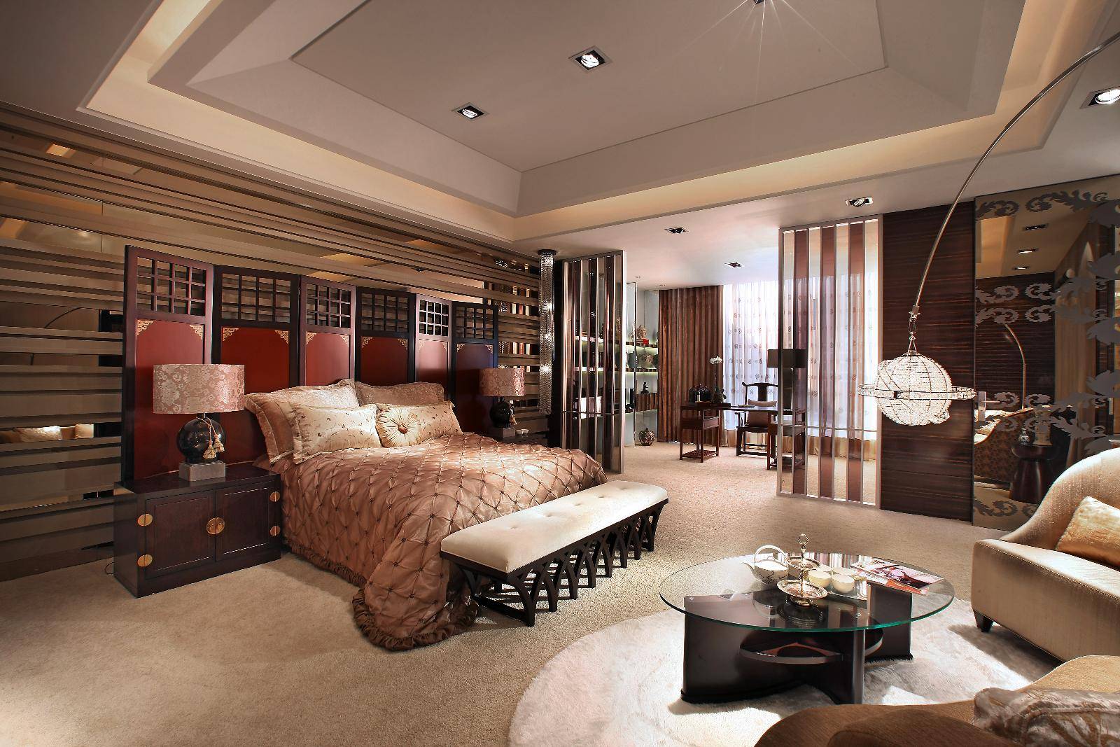 中式新古典混搭卧室设计案例