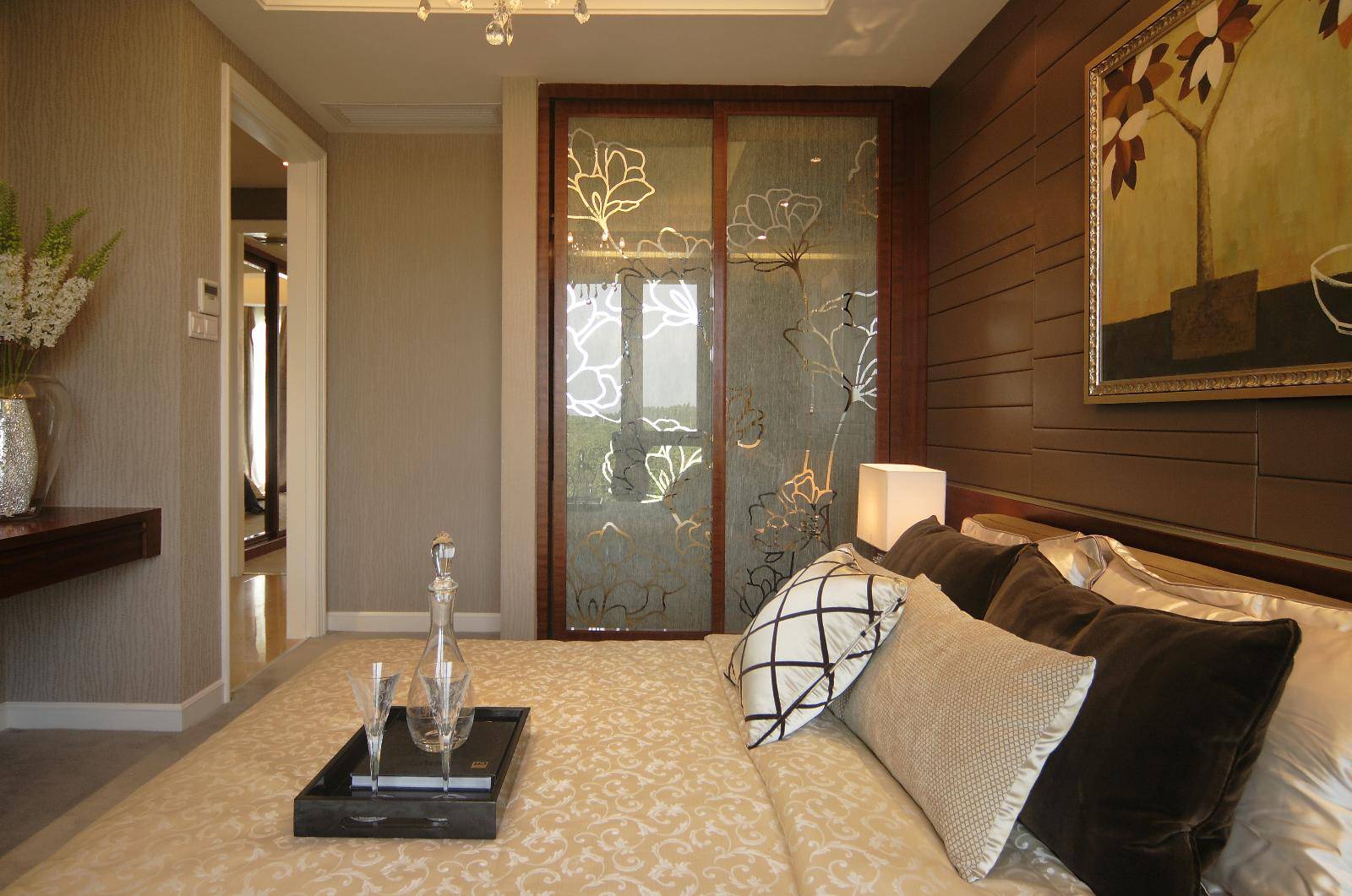 现代简约中式新古典卧室案例展示