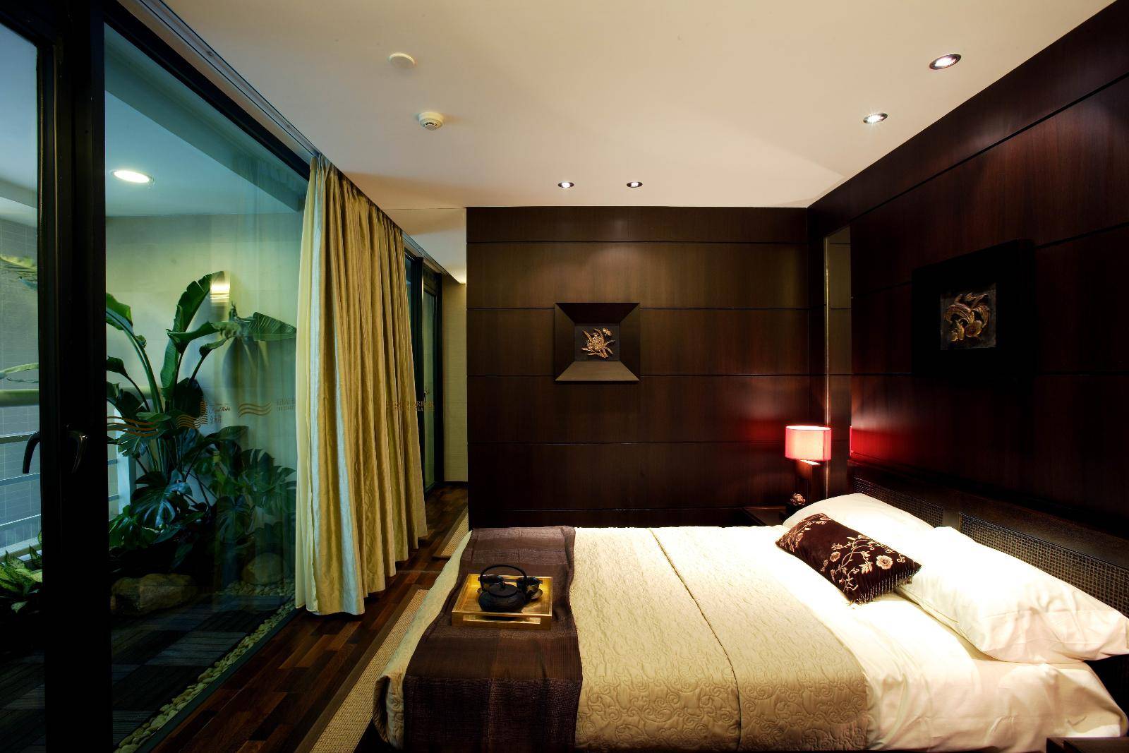 现代简约中式卧室设计案例